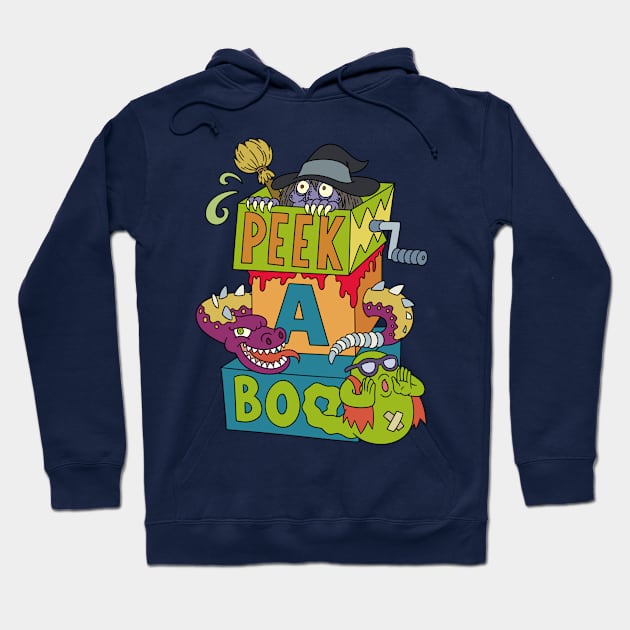 Peek-a-Boo Halloween Gift Hoodie by Konnectd